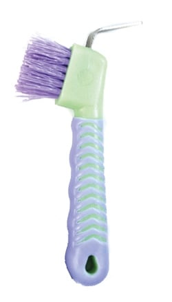 Háček na kopyta 17cm fialovo lime green