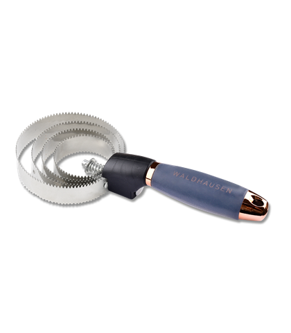 Kovové hřbílko spirála gelová black grey