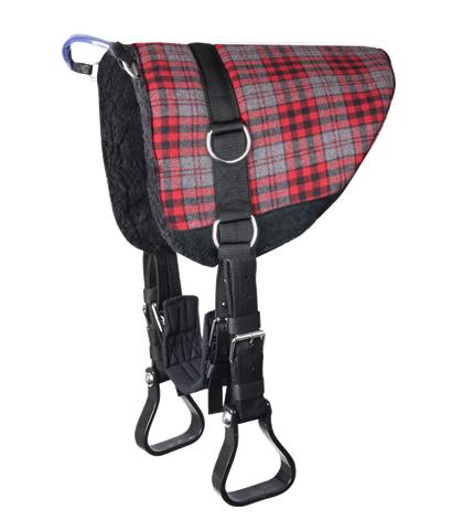 Bareback  Pad Waldhausen red/grey