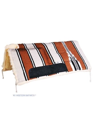 Westernová deka s výkrojem Beige/brown