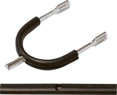 Gumový potah na šporny-černý