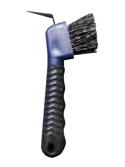 Háček na kopyta 17cm modro/černý