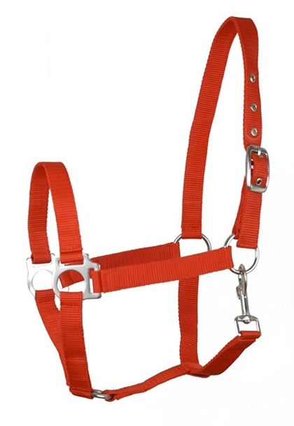 Ohlávka nylonová Fair Play červená