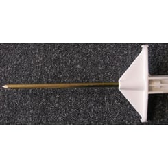 Plastová tyčka bílá 2 nášlapy celková délka 155cm/POUZE OSOBNÍ ODBĚR - tyc 3
