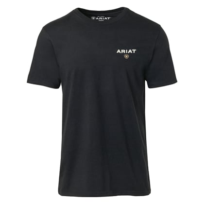 Westernové pánské tričko ARIAT American Rancher černé