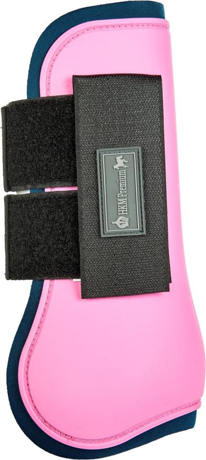 Šlachovky, kamaše HKM Premium růžová /tm.modrá