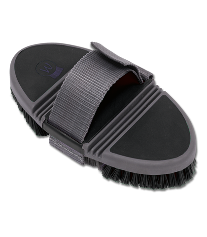 Kartáč středně jemný FLEXI ohebný černý