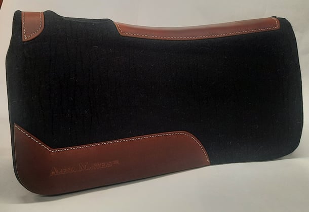 Westernová deka krátká plstěná černá