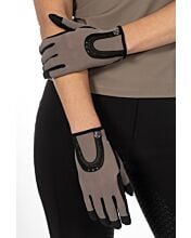 Jezdecké rukavice letní HKM -Amalfi- taupe - rukavice 2