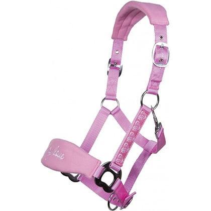 Ohlávka HKM Horse Spirit fleece pink