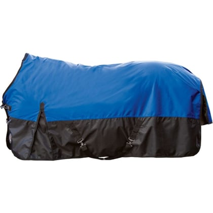 Deka výběhová HKM -St.Louis- s fleecem 600D modro/černá