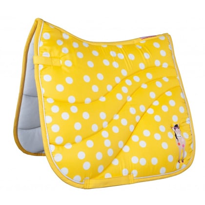 Podsedlová dečka HKM Gelato Point žlutá