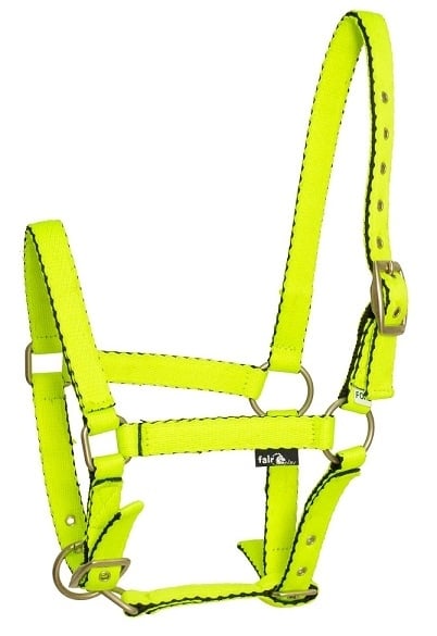 Ohlávka hříběcí Fair Play neonová zelená