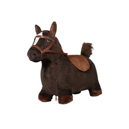 Skákací koník HKM -Jumping Horse- tmavě hnědý