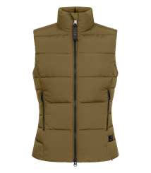 Jezdecká dámská vesta Waldhausen Oxford khaki - khaki 2