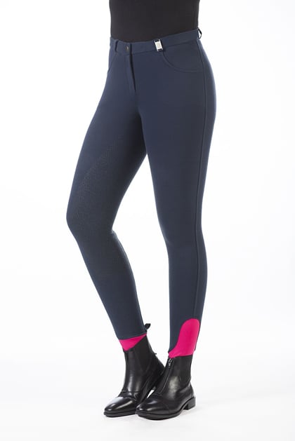 Dámské rajtky HKM Kate se silkonovým sedem tmavě modré