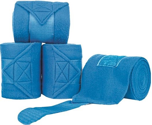 Bandáže fleece HKM 4ks blau