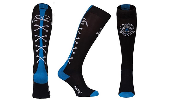 Jezdecké podkolenky FP Ines black/blue