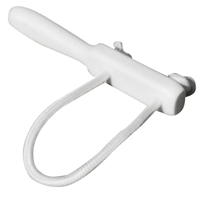 Fajfka plastová bílá