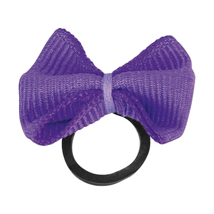 Gumičky mašličky fialové 32 kusů !!!