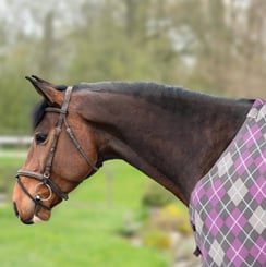 Deka odpocovací Dalia šedo/růžová - deka pink 2