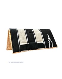 Westernová deka s beránkem černo/šedá