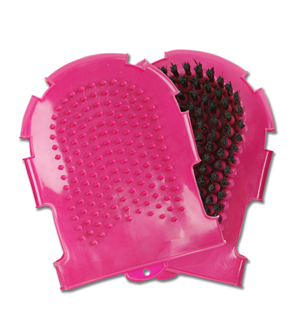 Mycí rukavice světle růžová