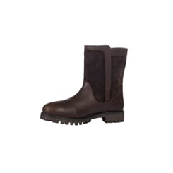 Kožené termoboty HKM -Preakness- short tmavě hnědé - brown 2