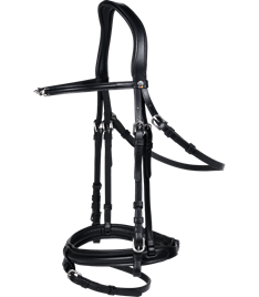 Uzdečka X-Line Charmbit black