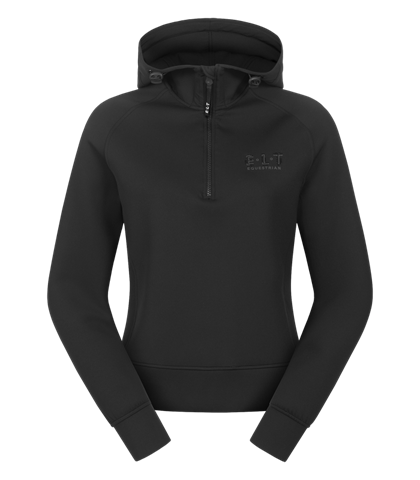 Dámská funkční mikina s kapucí Waldhausen Regensburg černá