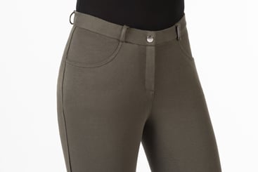 Dámské rajtky HKM Kate se silkonovým sedem  hnědé - kate hnede 2