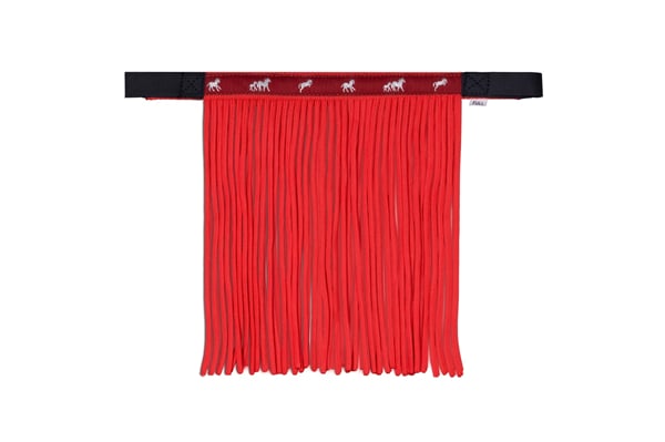 Třásně FP Active s výšivkou koníků červené