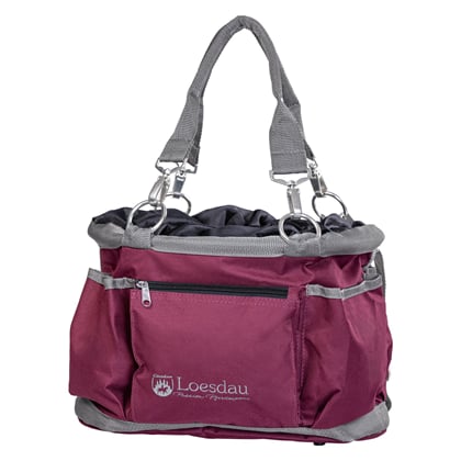 Taška na čištění Loesdau vínová/šedá