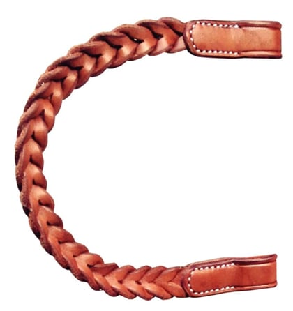 Ouško k uzdečce spletaný cop