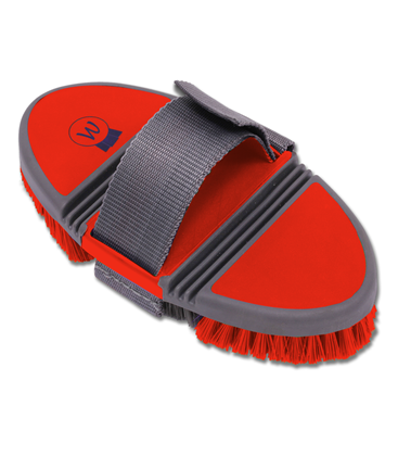 Kartáč středně jemný ELT flexi červený