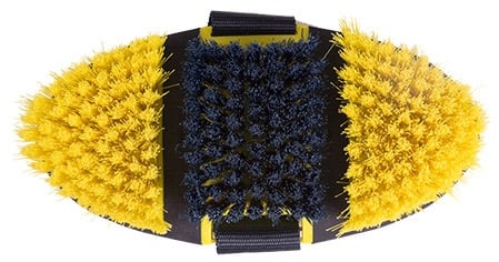 Kartáč středně jemný FLEXI ohebný žlutý