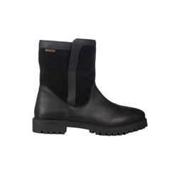 Kožené termoboty HKM -Preakness- short černé - termo cerne 3