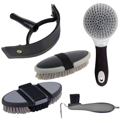 Sada na čištění 5ks černo/šedá