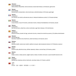 Pamlsky HKM Banán 750g - banan popis