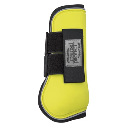 Reflexní kamaše Horse Friends neon žluté