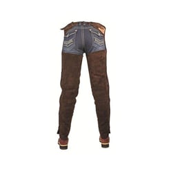 Westernové kožené chapsy hnědé - chaps hnede