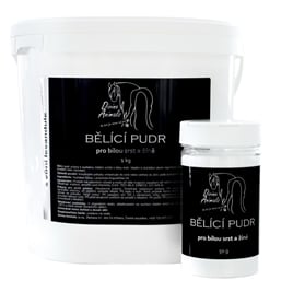 Bělící pudr pro bílou srst s žíně 1kg