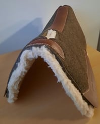 Westernová deka krátká  beige/grey - deka2