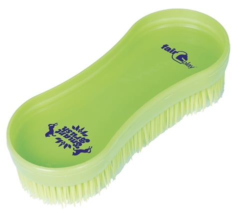 Kartáč na koně SMART lime green