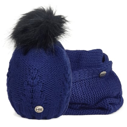 Čepice s nákrčníkem HE Mirella navy