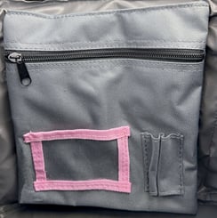Taška na čištění HORSE grey/pink - taska pink 3