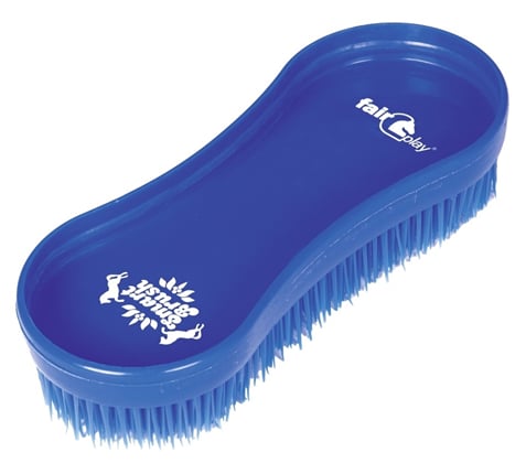 Kartáč na koně SMART azurový