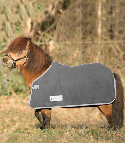 Deka odpocovací pro poníky šedá