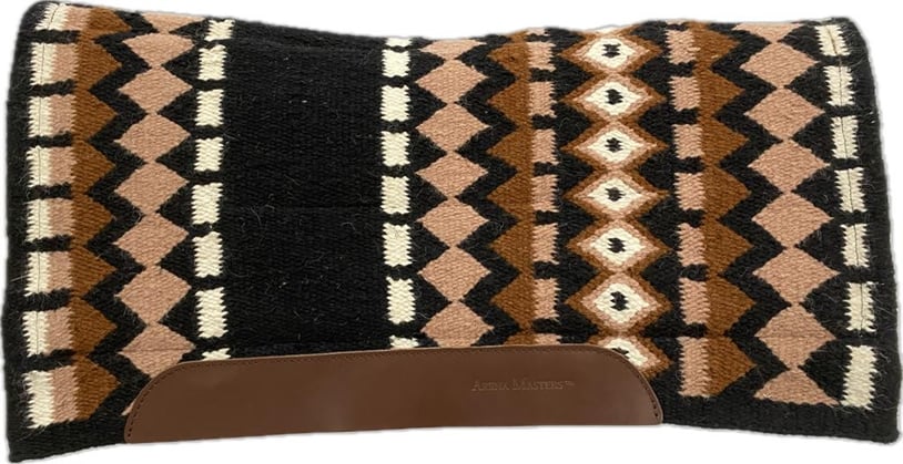 Westernová deka Arena Masters brown/beige/black